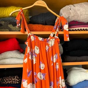 Floral floor length dress